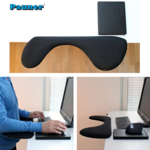 ergonomic mouse pad keyboard pulso rest computer arm rest