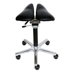 cadeira de sela cadeira de trabalho de duas partes com assento em forma de sela